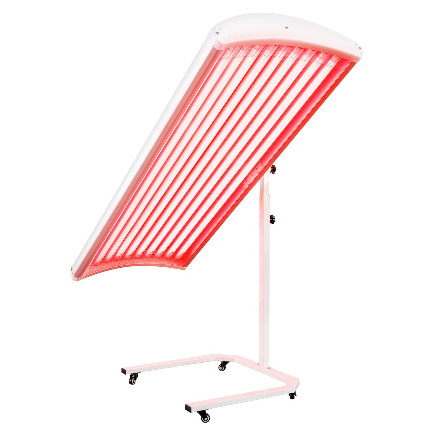 Red Light Tanning Lamp Full-Body Bed,Pannel Size 72.3X17.95 IN, Long-Lasting Diamond-Gloss, Skincare & Tanning at Home,1000W German Tubes, Free 360° Stand