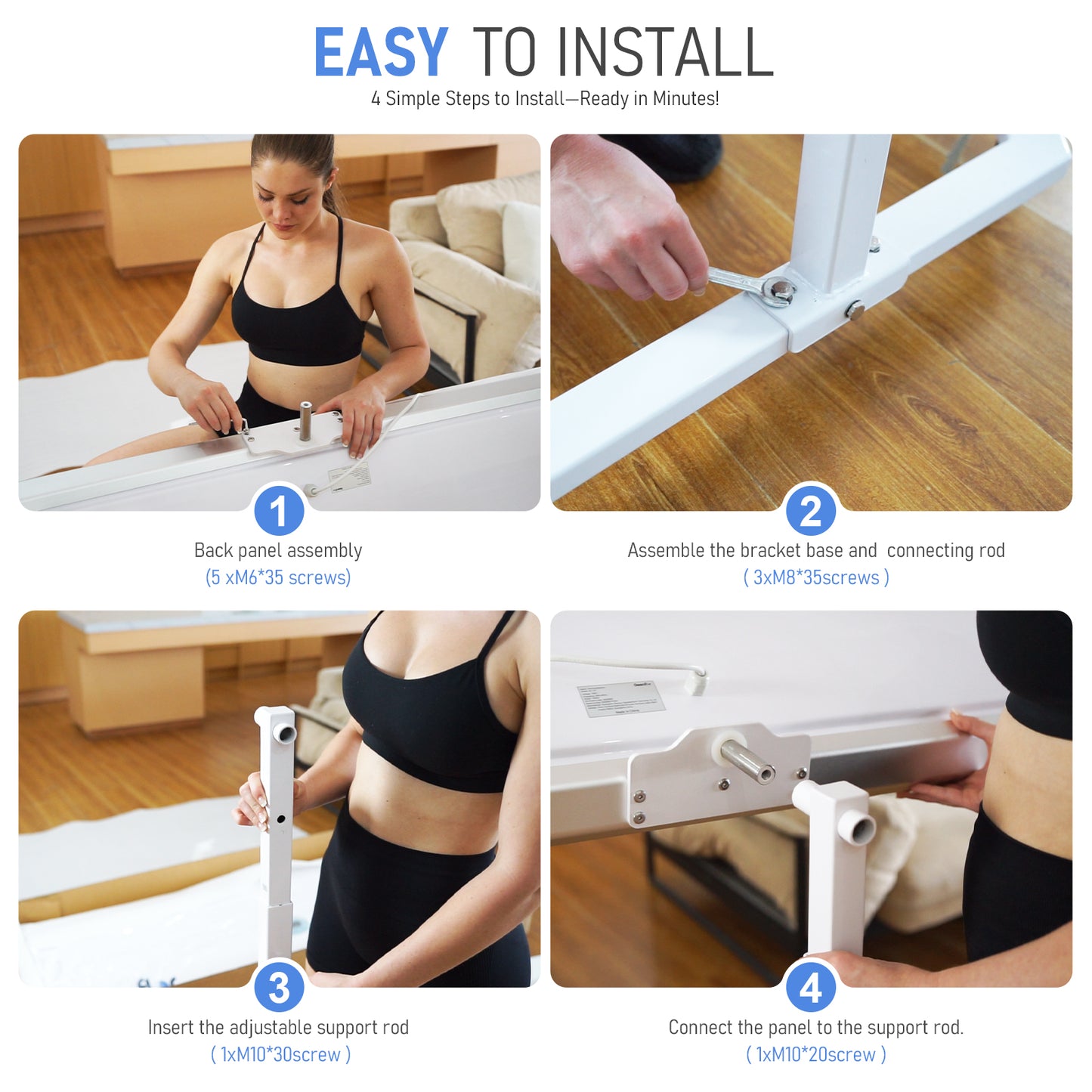 Tanning Lamp ,Pannel Size 72.3X17.95 IN ,Faster and Even Full-Body Portable Tanning bed at Home with Free 360°Stand,1000W German Tubes for Safe Tanning, Achieve a Bronze Glow.