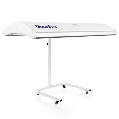 Red Light Tanning Lamp Full-Body Bed,Pannel Size 72.3X17.95 IN, Long-Lasting Diamond-Gloss, Skincare & Tanning at Home,1000W German Tubes, Free 360° Stand
