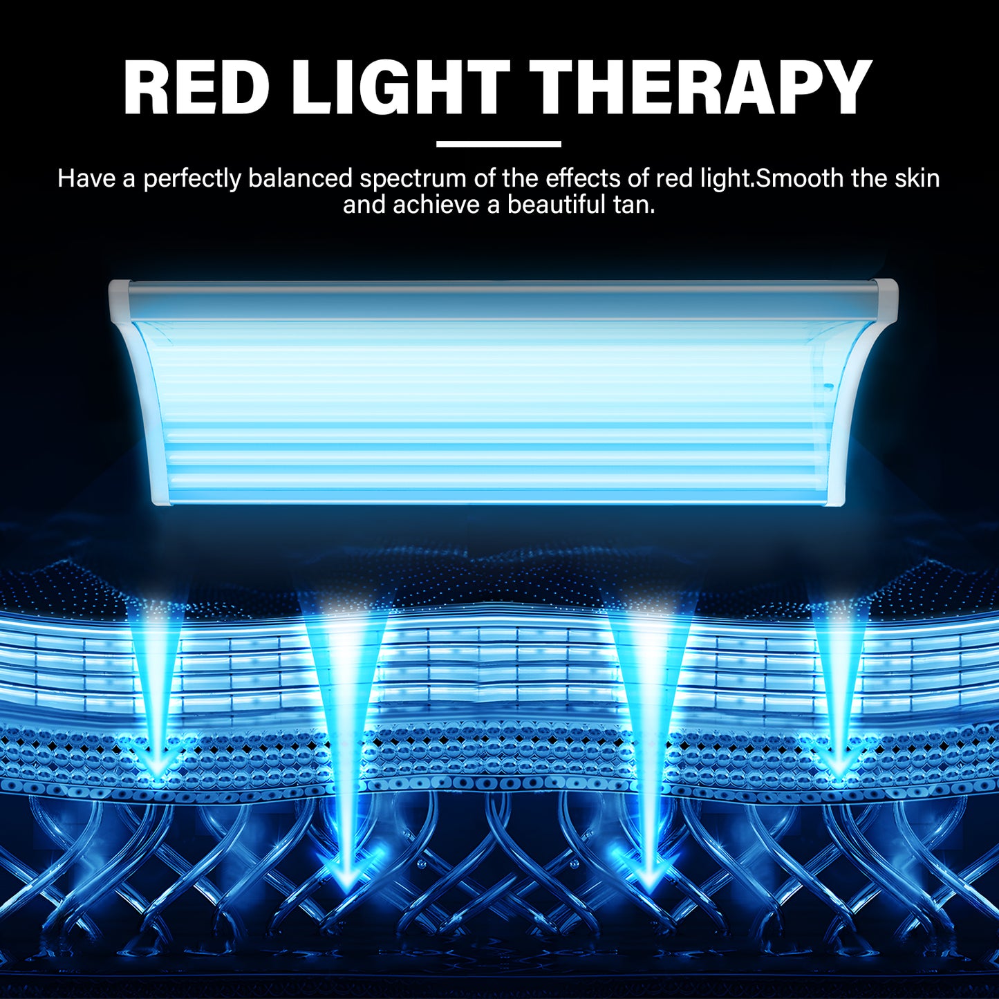 UVB Tanning Lamp  for Body  with 1000W German Cosmedico Special Tanning Lamps,360-Degree Adjustable Stand   Blue Sun Light for Home Use,Smooth Streak-Free Bronze in  Less Time.